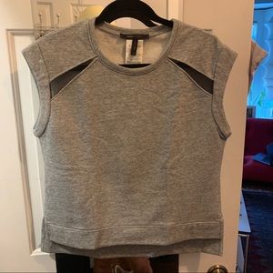 BCBG MAXAZRIA sleeveless top with detail